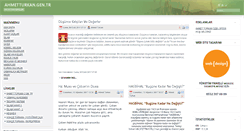 Desktop Screenshot of ahmetturkan.gen.tr